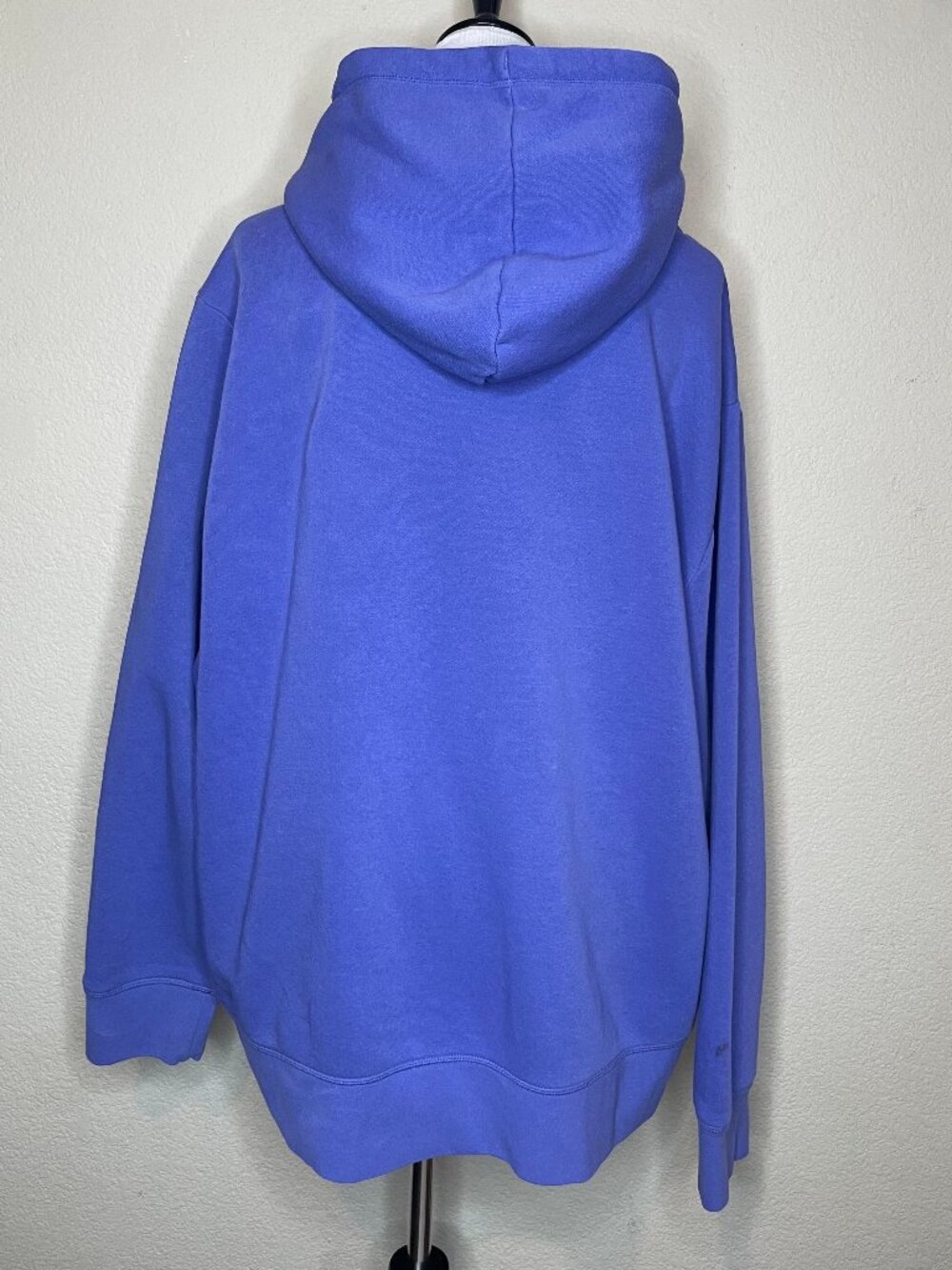 Reebok Gorpcore Purple Big Delta Logo Fleece Pullover Hoodie Mens 2XL - Picture 5 of 11